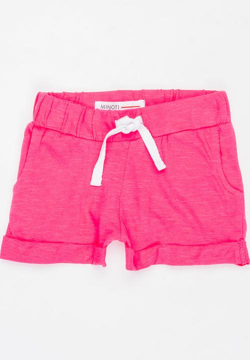 MINOTI - Basic Slub Jersey Short Dark Pink