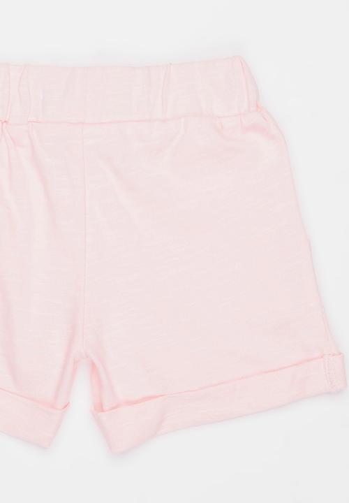 MINOTI - Basic Slub Jersey Short Mid Pink