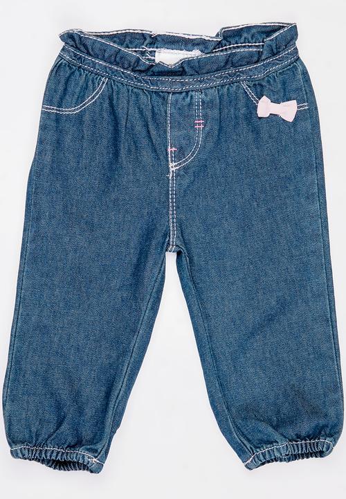 Pop Candy - Elasticated Jeans Blue