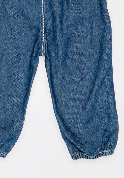 Pop Candy - Elasticated Jeans Blue