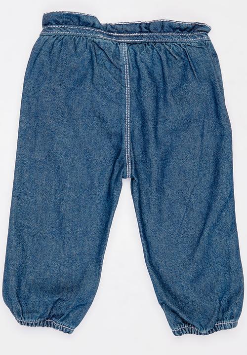Pop Candy - Elasticated Jeans Blue