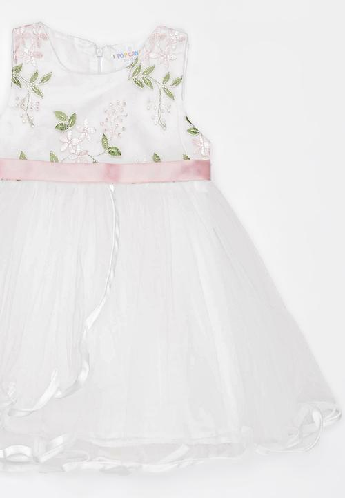 Pop Candy - Printed Dress White