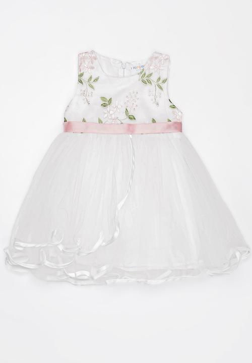 Pop Candy - Printed Dress White