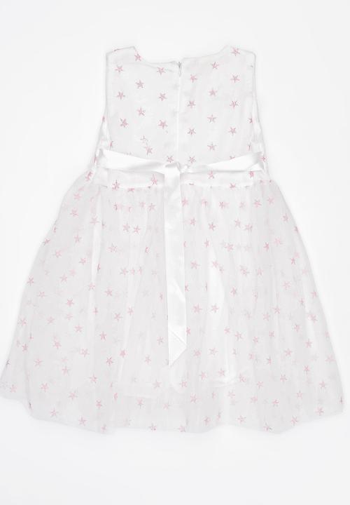 Pop Candy - Star print dress - white 