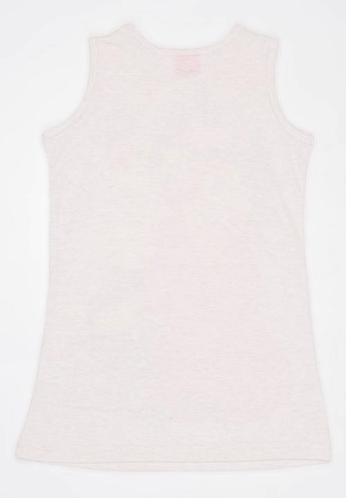 Pop Candy - Princess  Pj Vest Off White