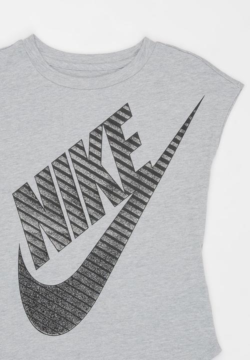 Nike - Nike Jumbo Futura Tee Dark Grey