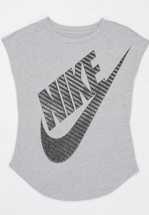 Nike - Nike Jumbo Futura Tee Dark Grey