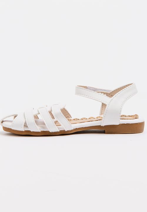 Pop Candy - Cage Sandals White