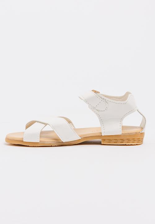 Pop Candy - Strappy Sandals White