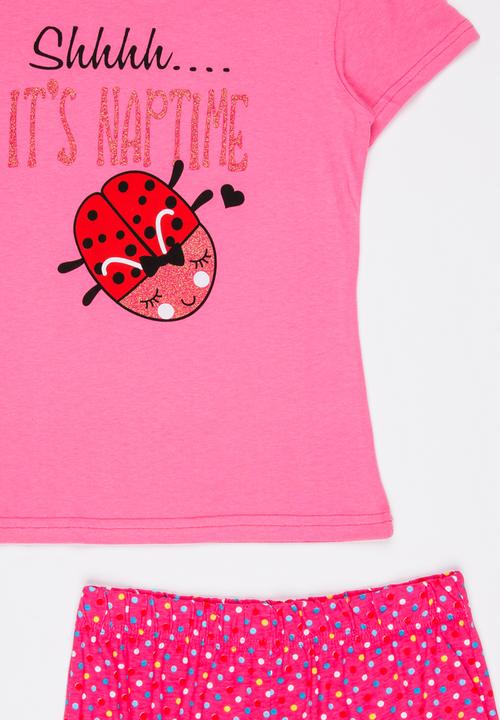 Twin Clothing - Pj Set Dark Pink
