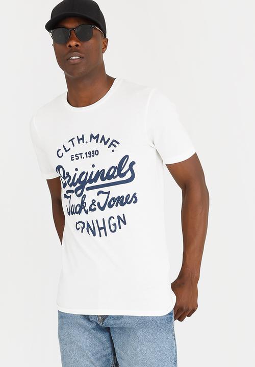 Jack & Jones - Surf Tee White