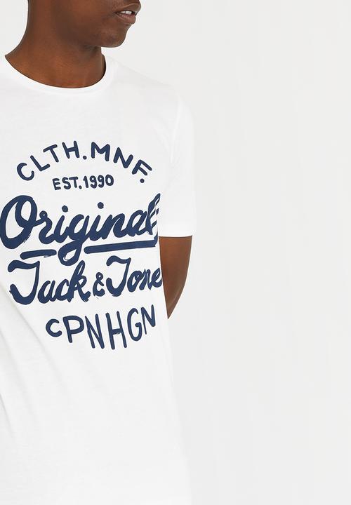 Jack & Jones - Surf Tee White