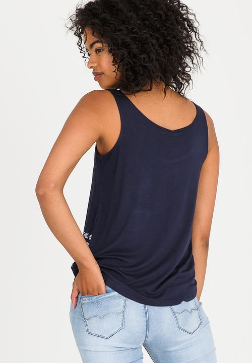 JEEP - Free Spirit Printed Vest Navy