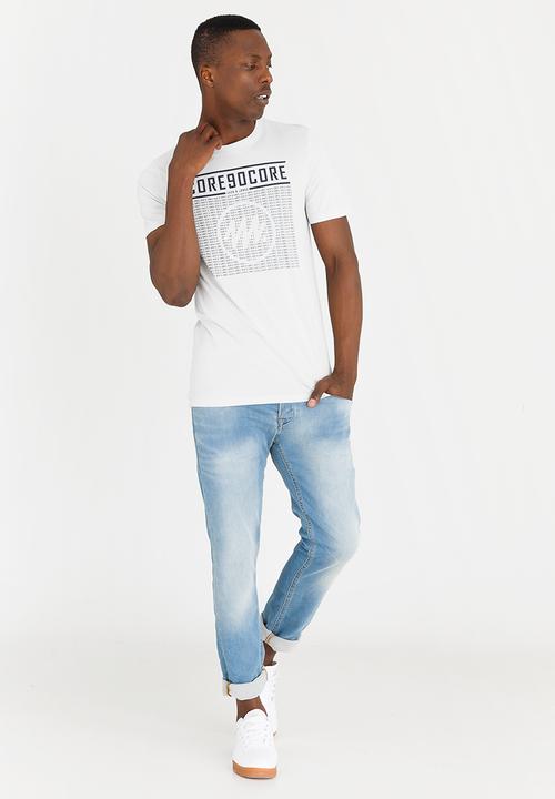 Jack & Jones - Words Tee Stone