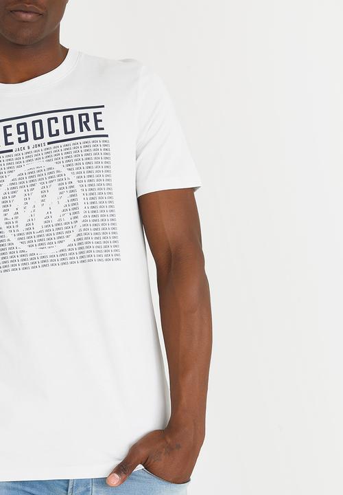 Jack & Jones - Words Tee Stone
