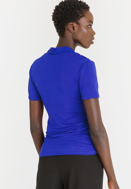 edit - Knit Workwear Top Cobalt