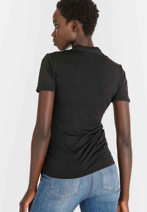 edit - Knit Workwear Top Black