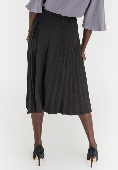 edit - Knit Workwear Skirt Black