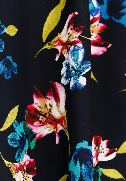Twin Clothing - Printed Dress Navy
