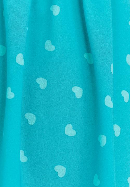 Twin Clothing - Printed Dress Mint