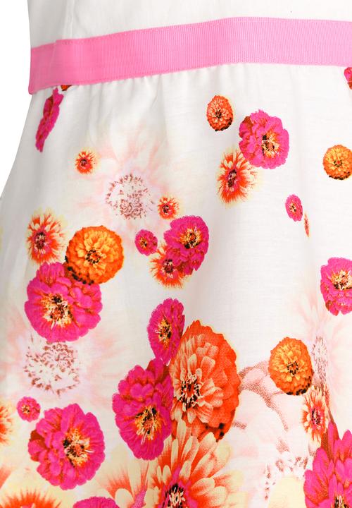 Twin Clothing - Floral Printed Dress Mid Pink