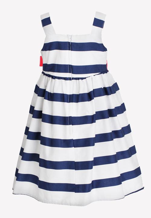 Twin Clothing - Stripe Dress Multi-colour