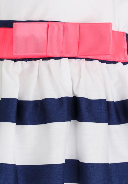 Twin Clothing - Stripe Dress Multi-colour