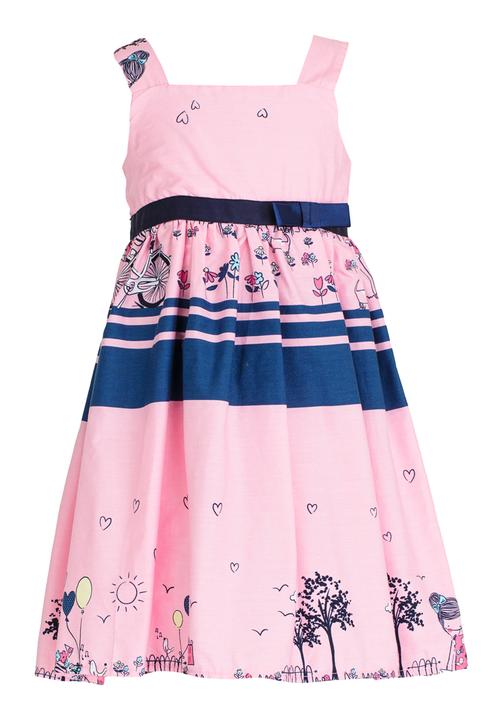 Twin Clothing - Printed Dress Multi-colour