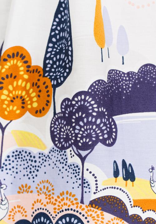 Twin Clothing - Printed Dress Multi-colour