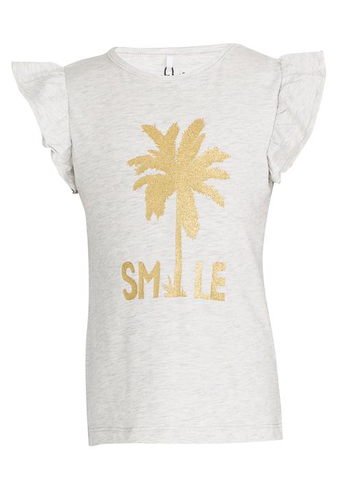 Name It - Cap sleeve  Dress Pale Grey