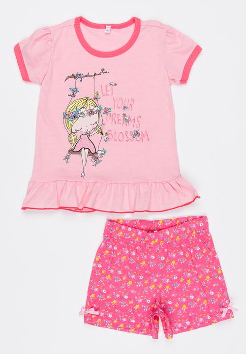 Twin Clothing - Dreams PJ Set Multi-colour