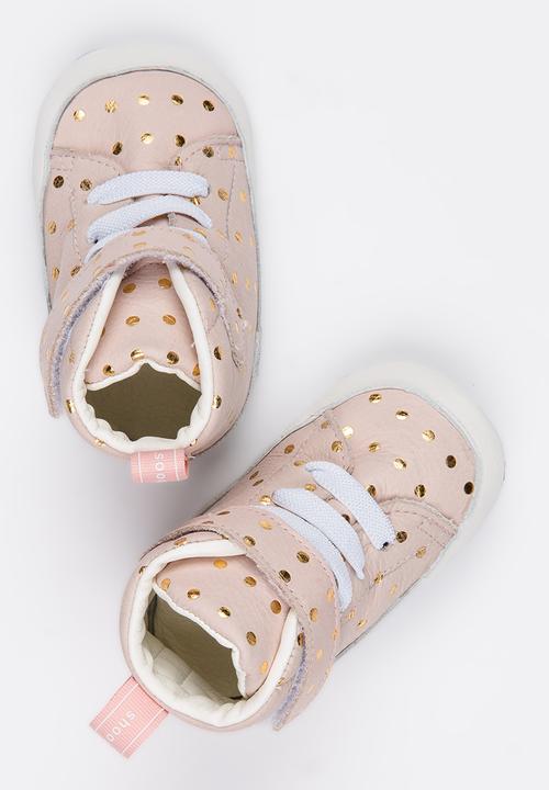 shooshoos - Paradise Road High  Top Sneaker Pale Pink