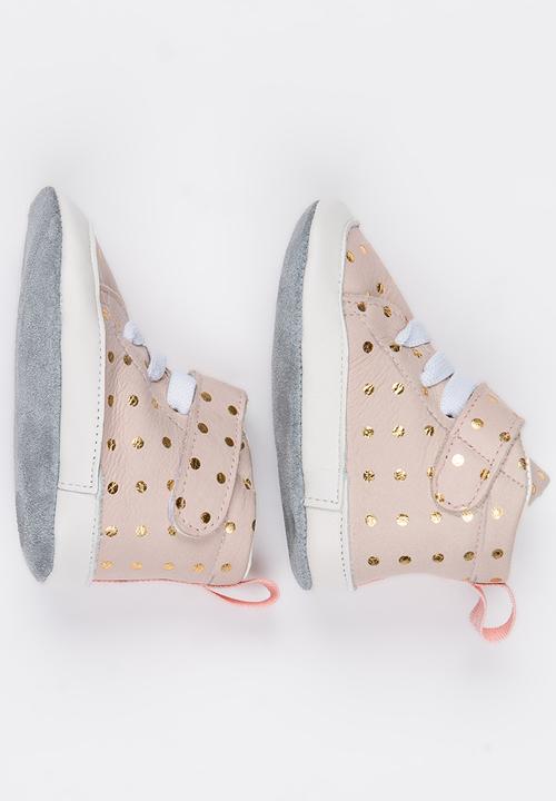 shooshoos - Paradise Road High  Top Sneaker Pale Pink