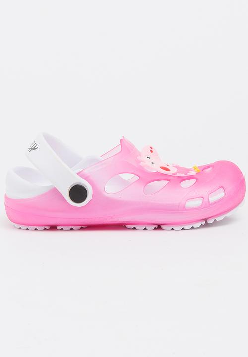 Pop Candy - Printed Sandals Pale Pink