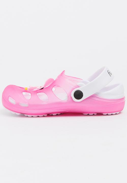 Pop Candy - Printed Sandals Pale Pink