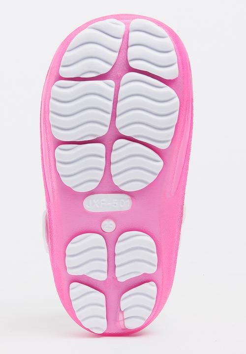 Pop Candy - Printed Sandals Pale Pink