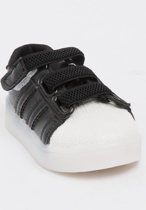Pop Candy - Boys Light up Sneakers Black