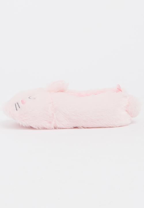 Pop Candy - Fluffy Bunny Slippers Pale Pink