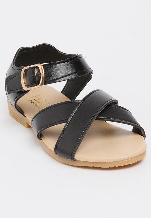 Pop Candy - Strappy Sandals Black