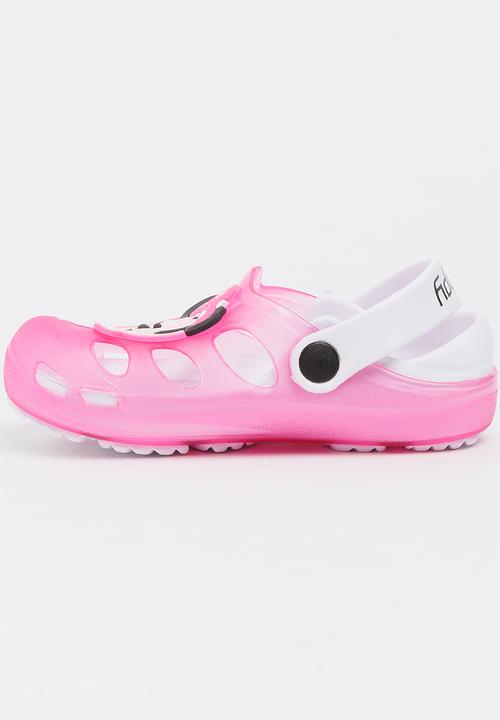 Pop Candy - Printed Sandals Pale Pink