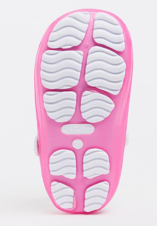 Pop Candy - Printed Sandals Pale Pink