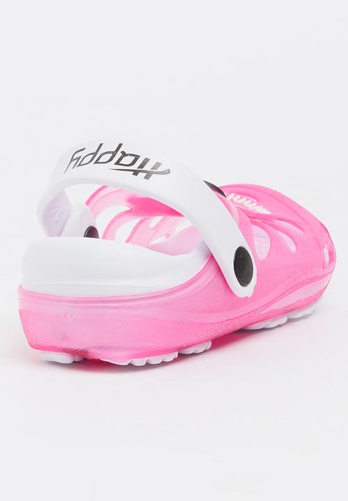 Pop Candy - Printed Sandals Pale Pink