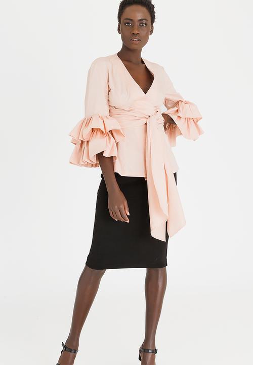 Sober - Masser Wrap Shirt Pale Pink