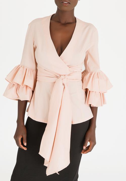 Sober - Masser Wrap Shirt Pale Pink