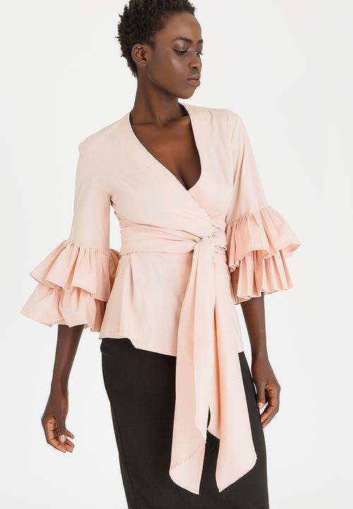 Sober - Masser Wrap Shirt Pale Pink