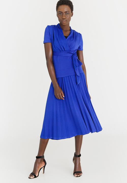 edit - Knit Workwear Top Cobalt