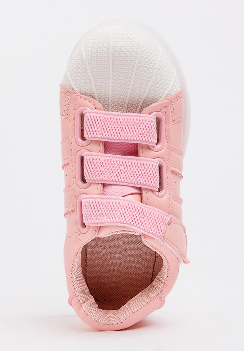 Pop Candy - Girls Light up Sneakers Pale Pink
