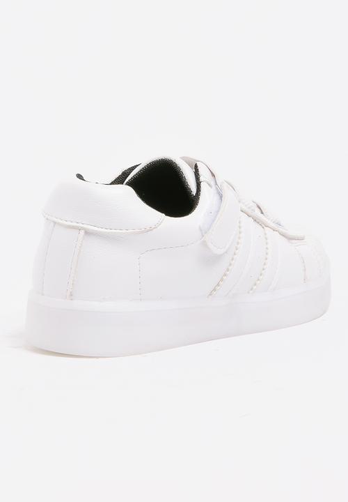 Pop Candy - Boys Light up Sneakers White