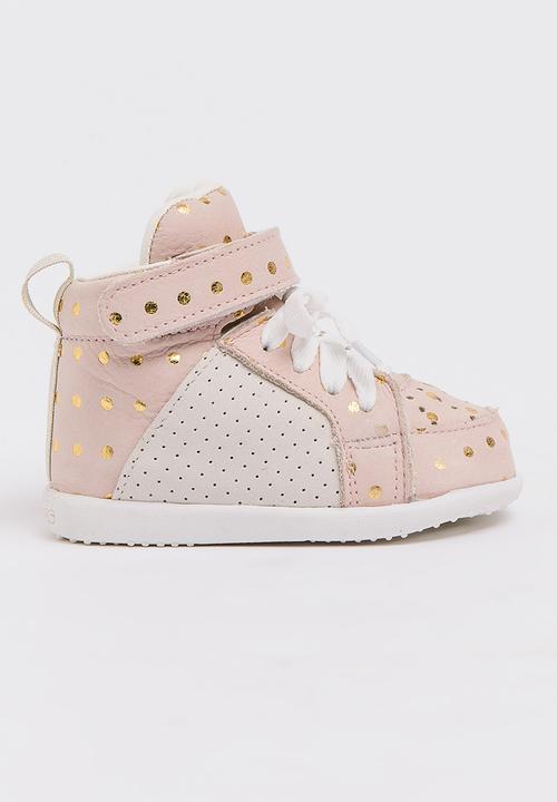 shooshoos - The Be All  High  Top Sneaker Pale Pink