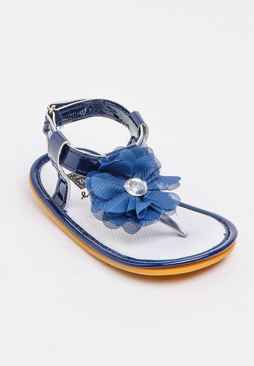 Pop Candy - Embellished Sandal Navy